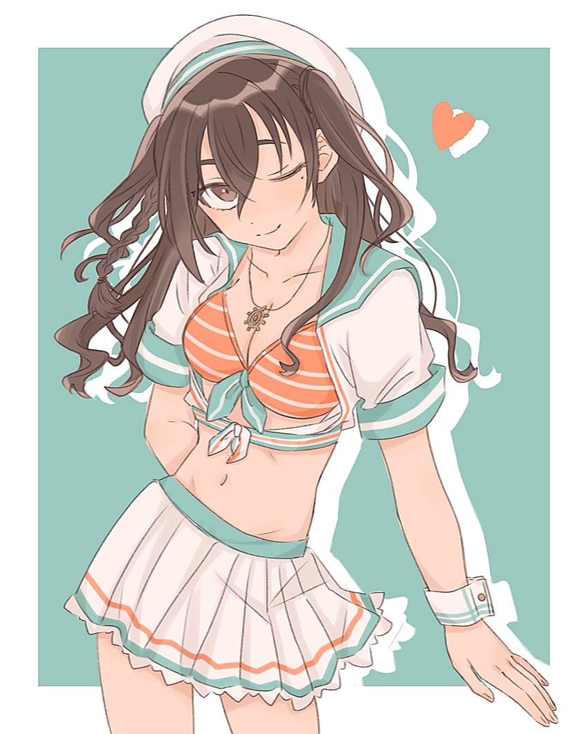 sunazuka akira (idolmaster and 1 more) drawn by hamuchosu