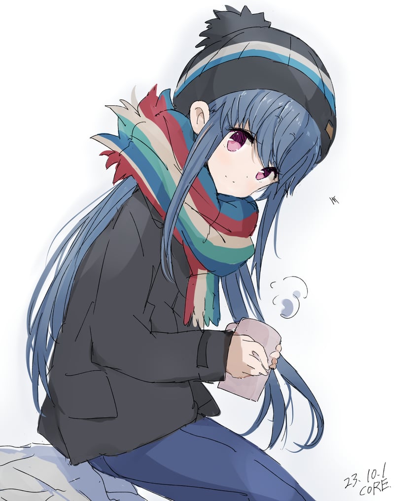 shima rin (yurucamp) drawn by core_(mayomayo)