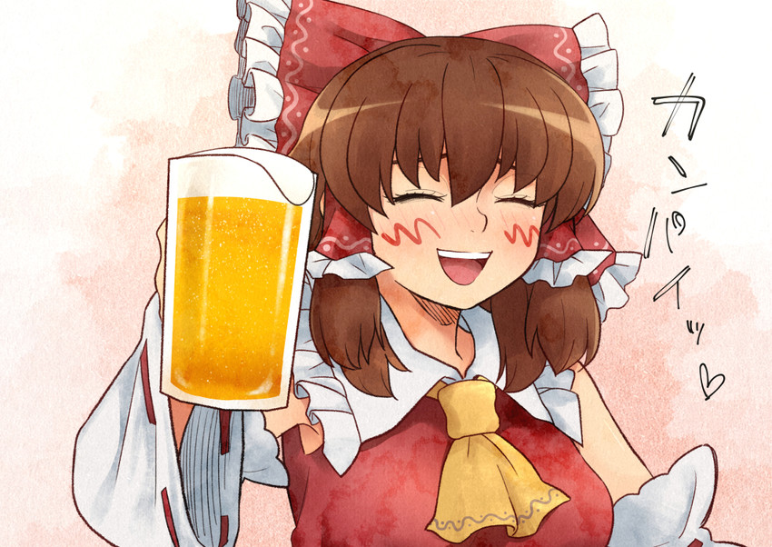 hakurei reimu and kanna (touhou and 1 more) drawn by meis_(terameisu)