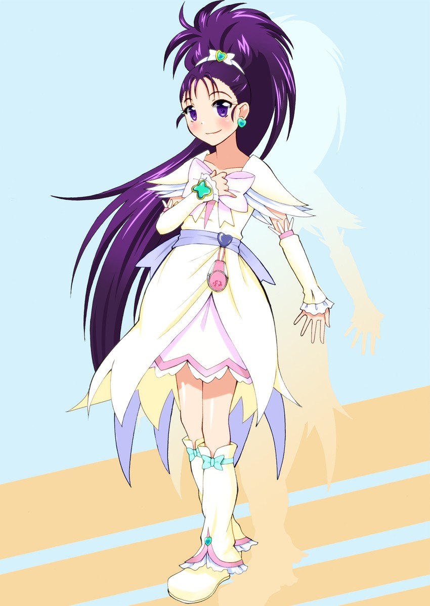 mishou mai and cure egret (precure and 1 more) drawn by gyuniku