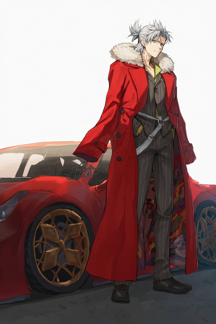 takeda shingen (fate and 1 more) drawn by kamo_ashi