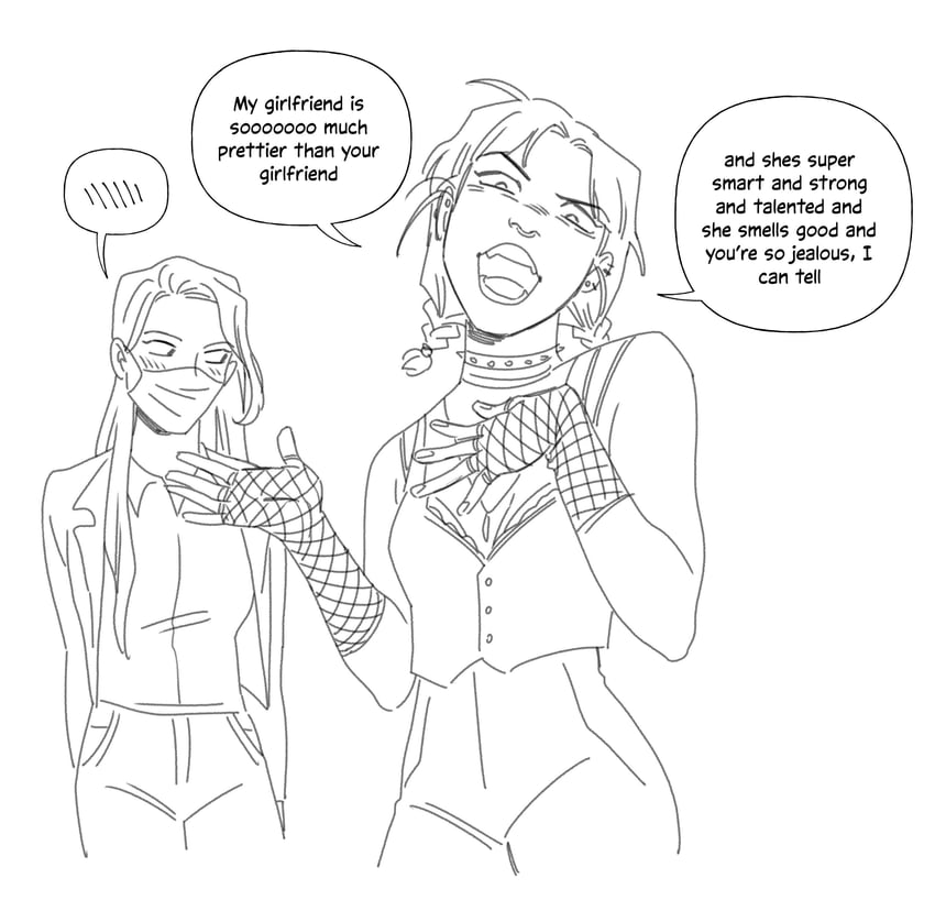 sha hualing and liu mingyan (renzha fanpai zijiu xitong) drawn by bonesbunns