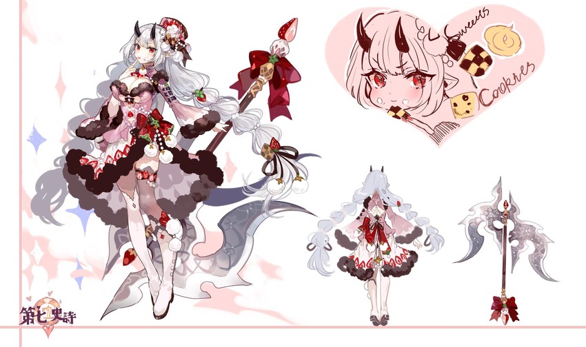 yufine (original and 1 more) drawn by nevakuma_(fanfanas)