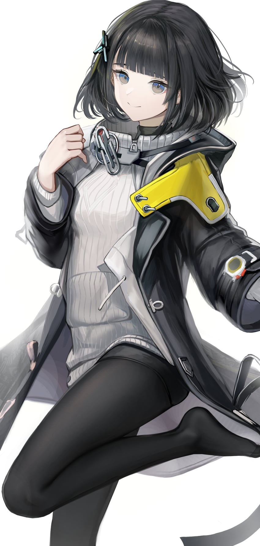 endministrator and female endministrator (arknights and 1 more) drawn by nopetroto