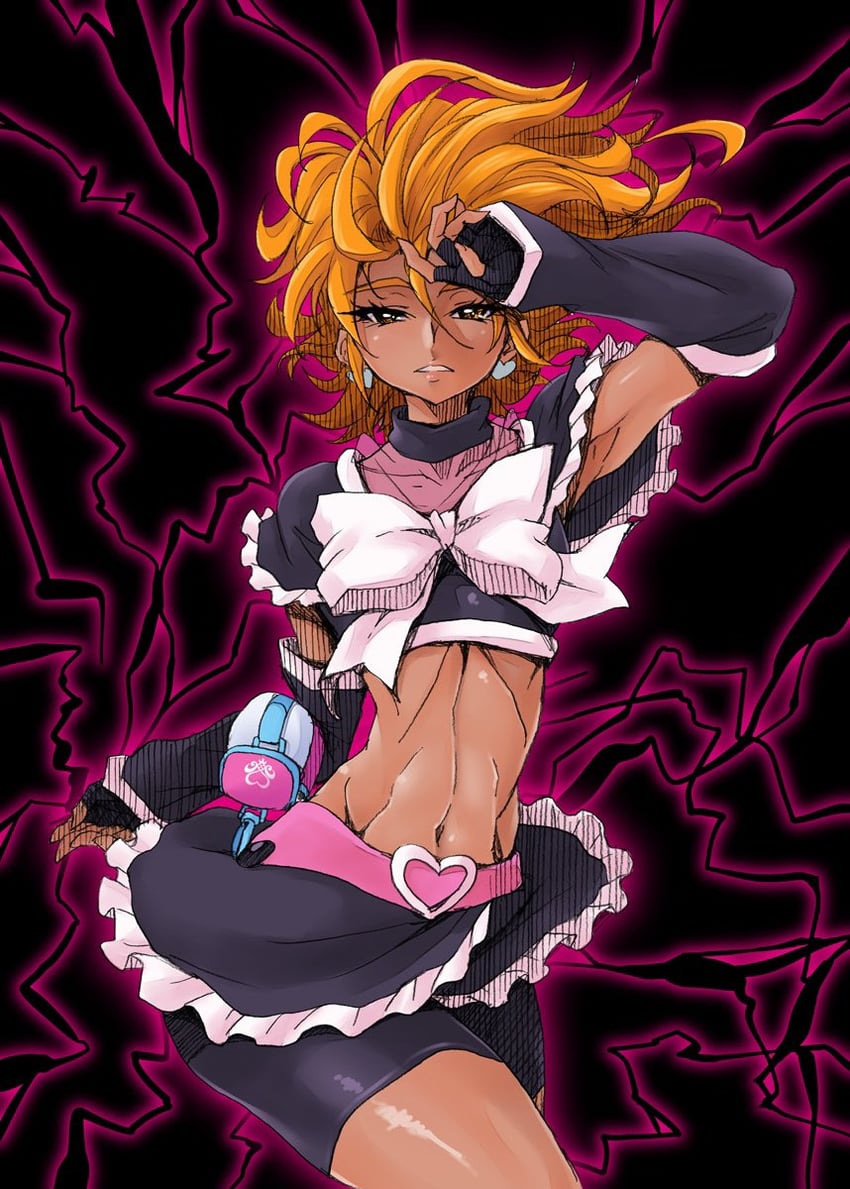 misumi nagisa and cure black (precure and 1 more) drawn by eunos