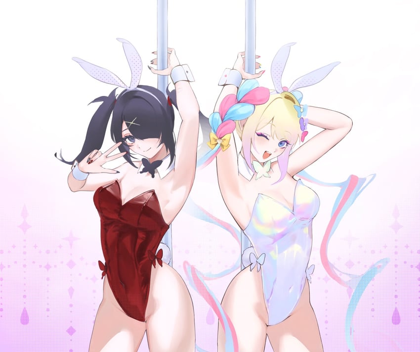 chouzetsusaikawa tenshi-chan and ame-chan (needy girl overdose) drawn by mizureito