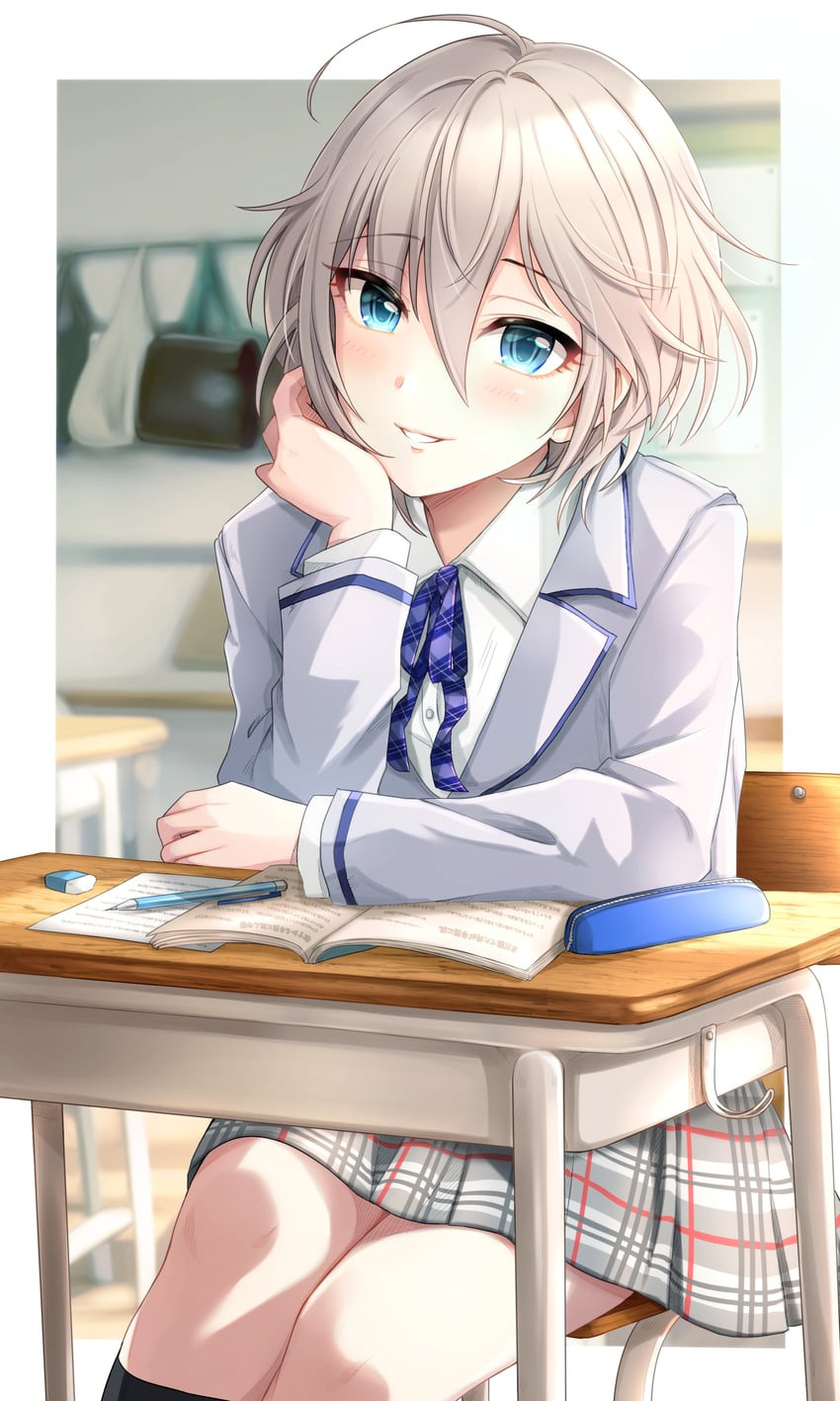 anastasia (idolmaster and 2 more) drawn by popon_ta