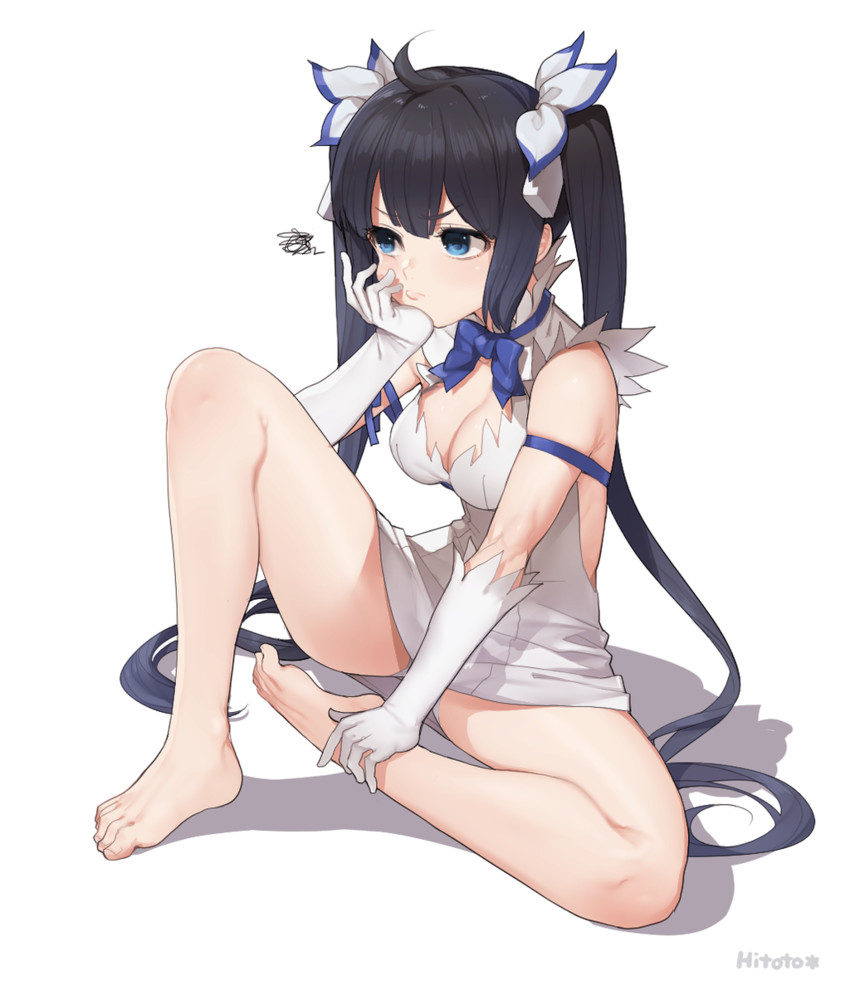 hestia (dungeon ni deai wo motomeru no wa machigatteiru darou ka) drawn by hitoto