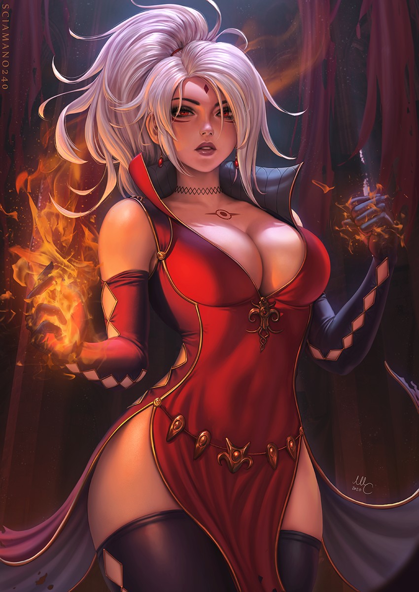 bianca (original) drawn by sciamano240