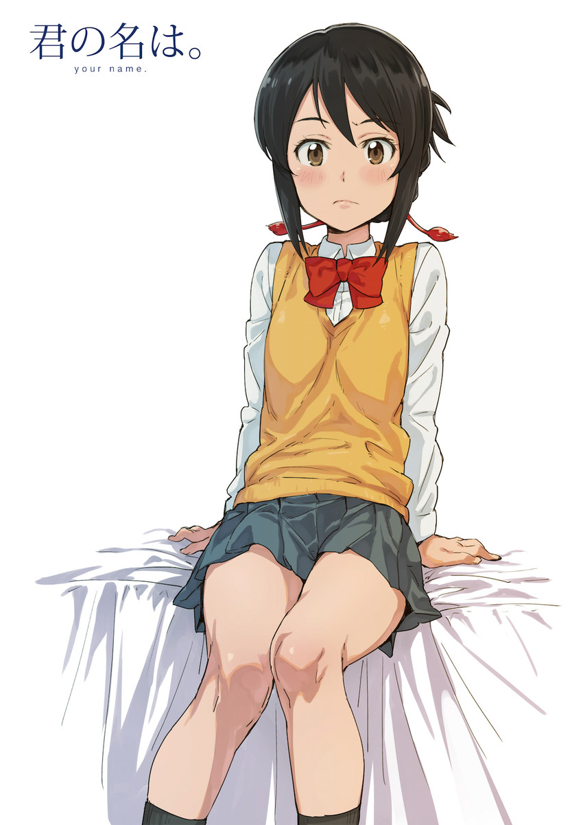 miyamizu mitsuha (kimi no na wa.) drawn by isshi_pyuma