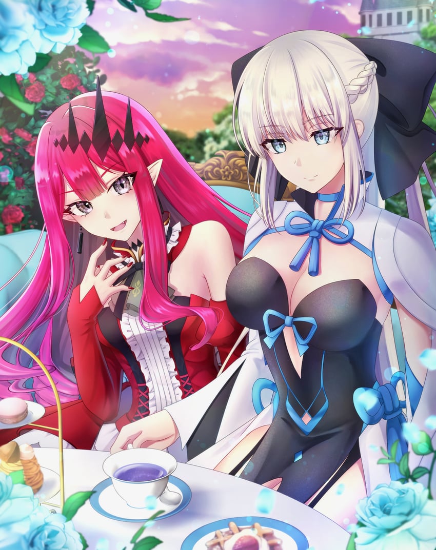 baobhan sith and morgan le fay (fate and 1 more) drawn by rina_sukareltuto