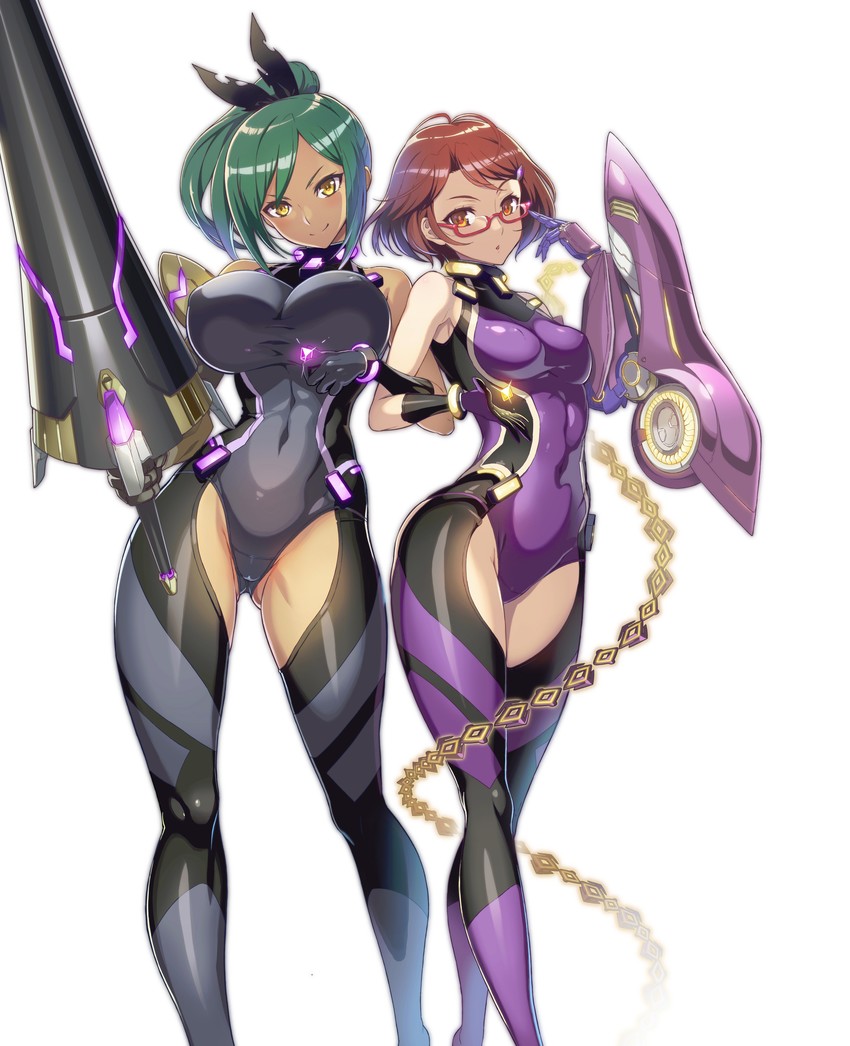 liddy steinberg and erica candle (hundred) drawn by ookuma_nekosuke