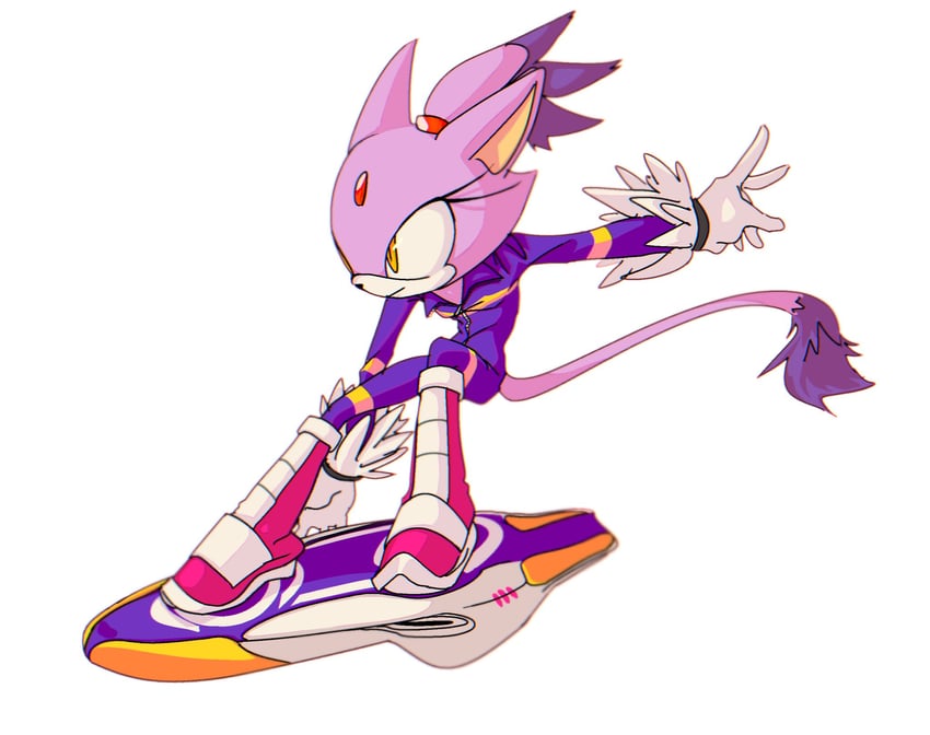 blaze the cat (sonic and 3 more) drawn by yamimatsu7
