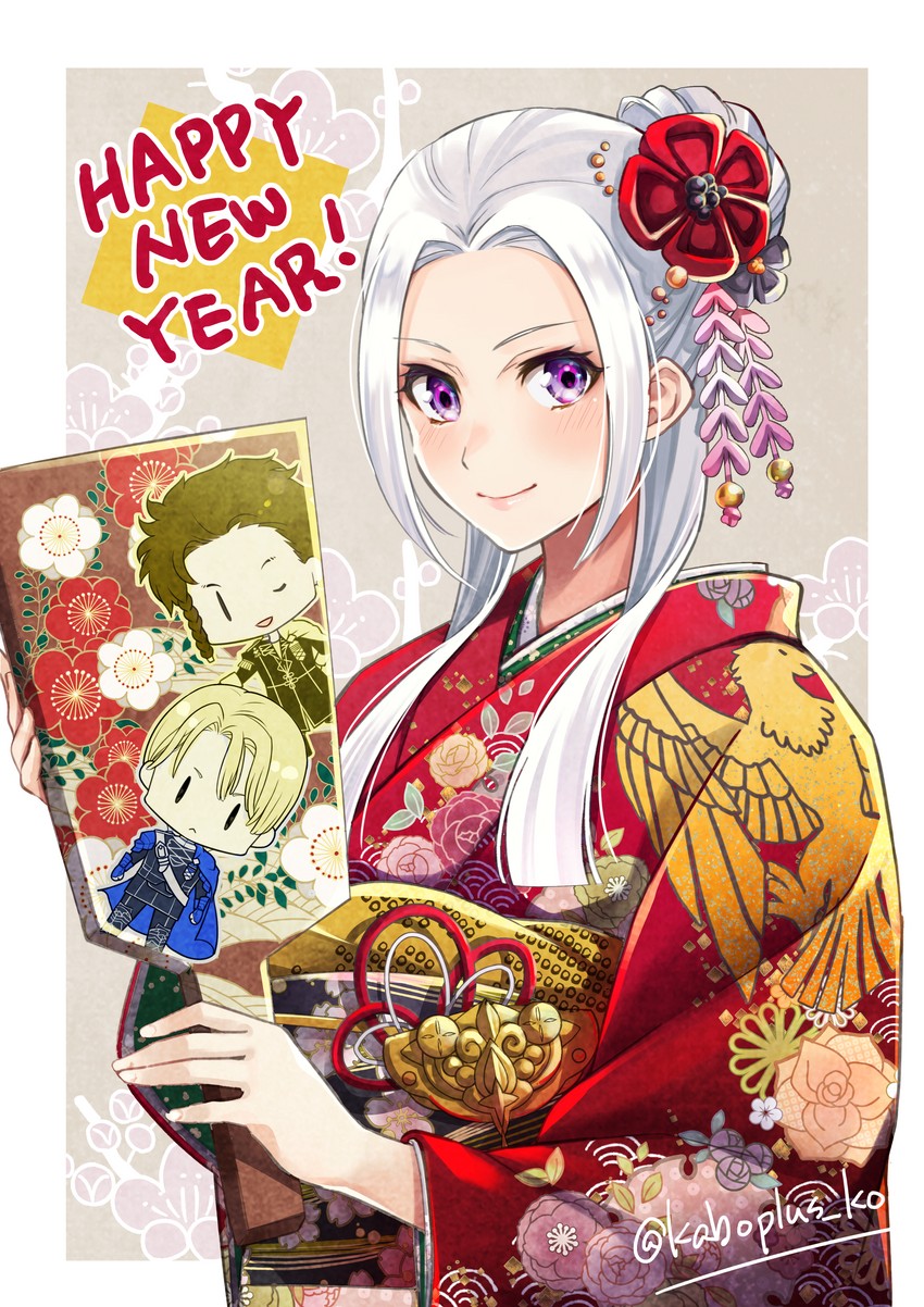 edelgard von hresvelg, dimitri alexandre blaiddyd, and claude von riegan (fire emblem and 1 more) drawn by ichino_tomizuki