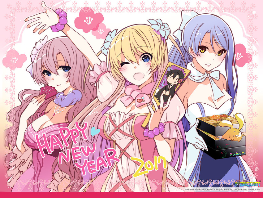 rean schwarzer, alisa reinford, emma millstein, and laura s. arseid (eiyuu densetsu and 2 more) drawn by sagara_riri
