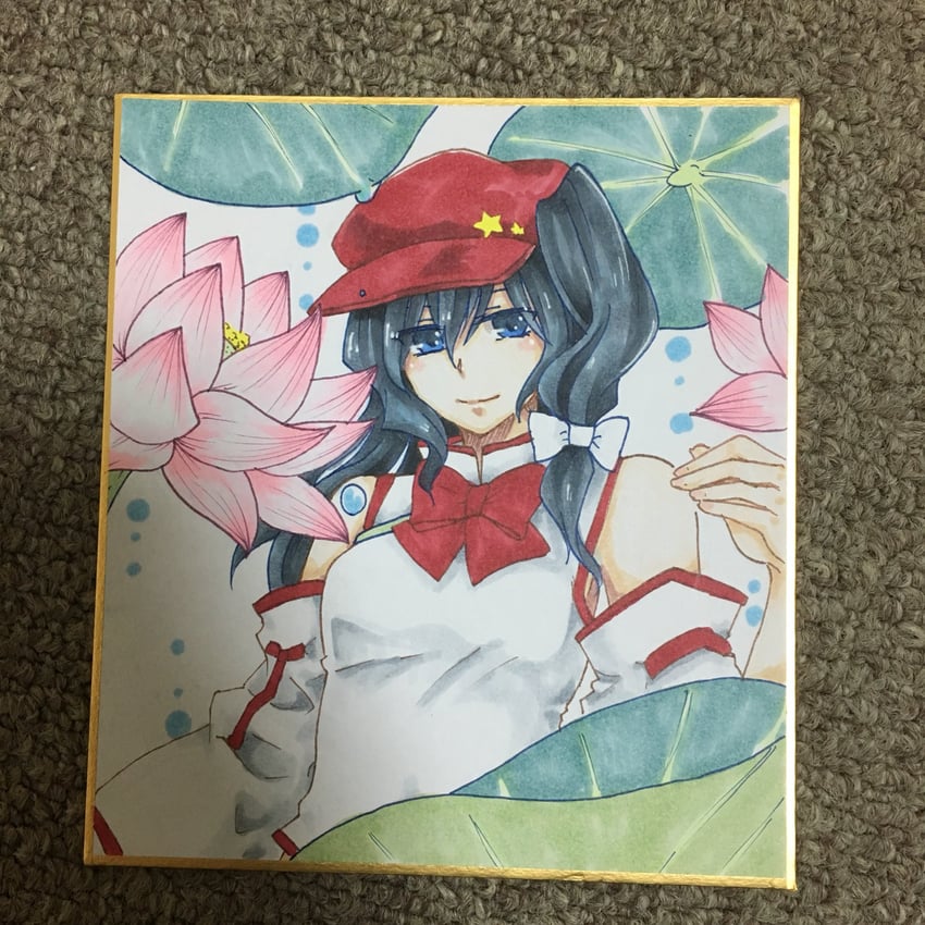 label girl (touhou and 1 more) drawn by ppptoka