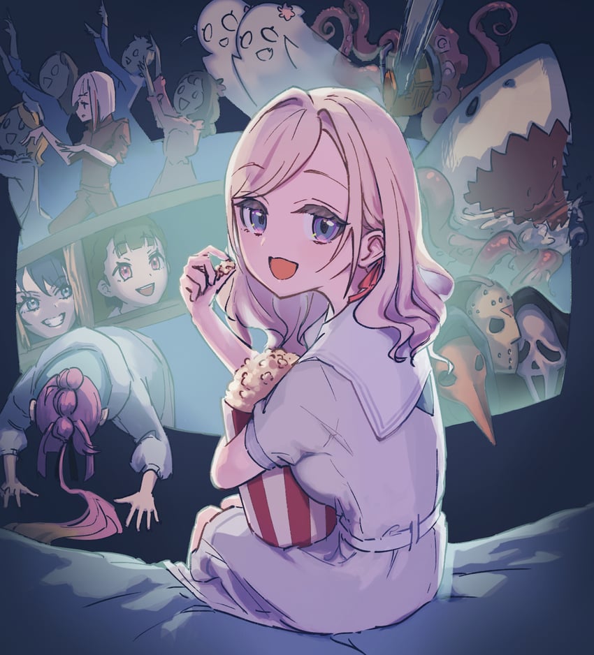hinoshita kaho, murano sayaka, yugiri tsuzuri, osawa rurino, anyoji hime, and 3 more (love live! and 6 more) drawn by lao_ren_xing