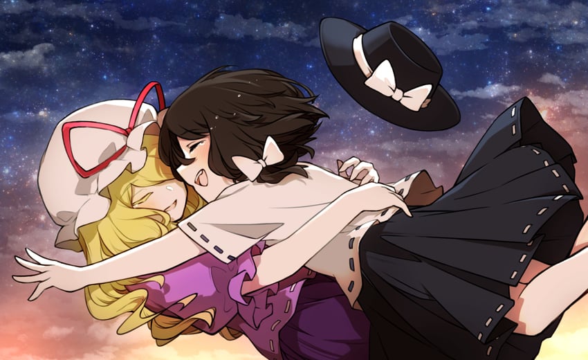 usami renko and maribel hearn (touhou and 1 more) drawn by ch00suke