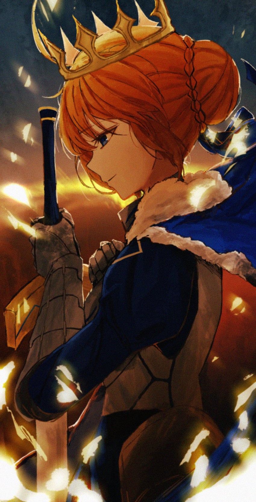 artoria pendragon and saber (fate and 2 more) drawn by qwq22565156