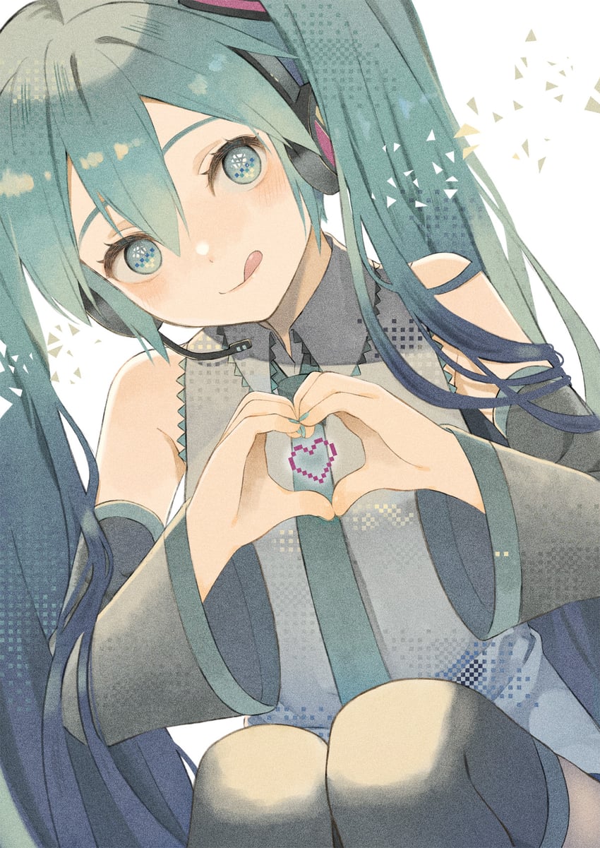 hatsune miku (vocaloid) drawn by original-orange-610917