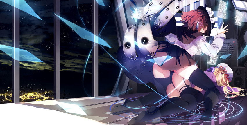 usami renko and maribel hearn (touhou and 1 more) drawn by daikoku_osamu
