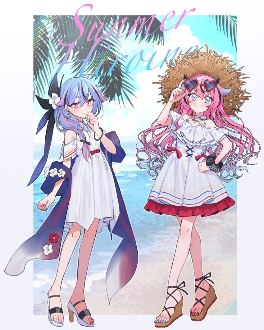 meika hime and meika mikoto (vocaloid) drawn by yoshino_ns