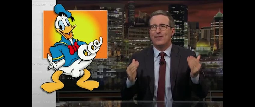 donald duck and john oliver (last week tonight with john oliver)