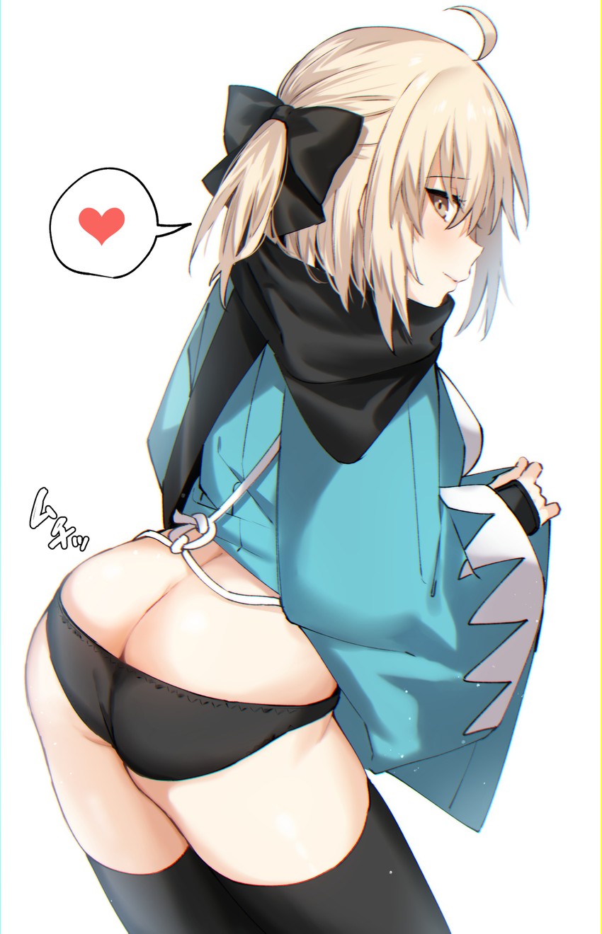 okita souji (fate and 2 more) drawn by danimaru