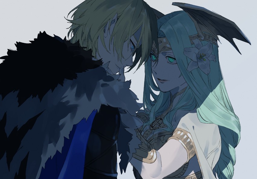 dimitri alexandre blaiddyd and seiros (fire emblem and 1 more) drawn by zatsu7wy