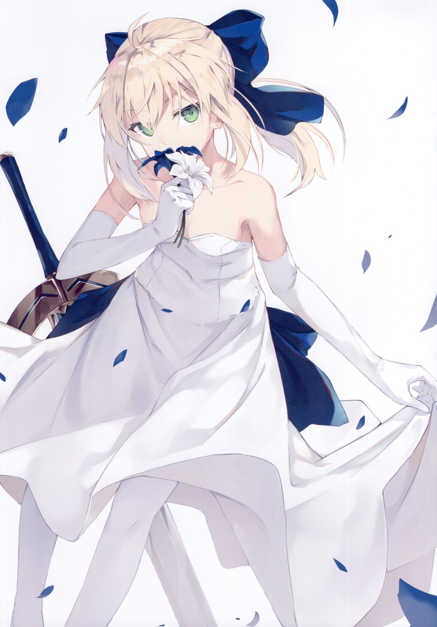 artoria pendragon and saber (fate and 3 more) drawn by nagishiro_mito