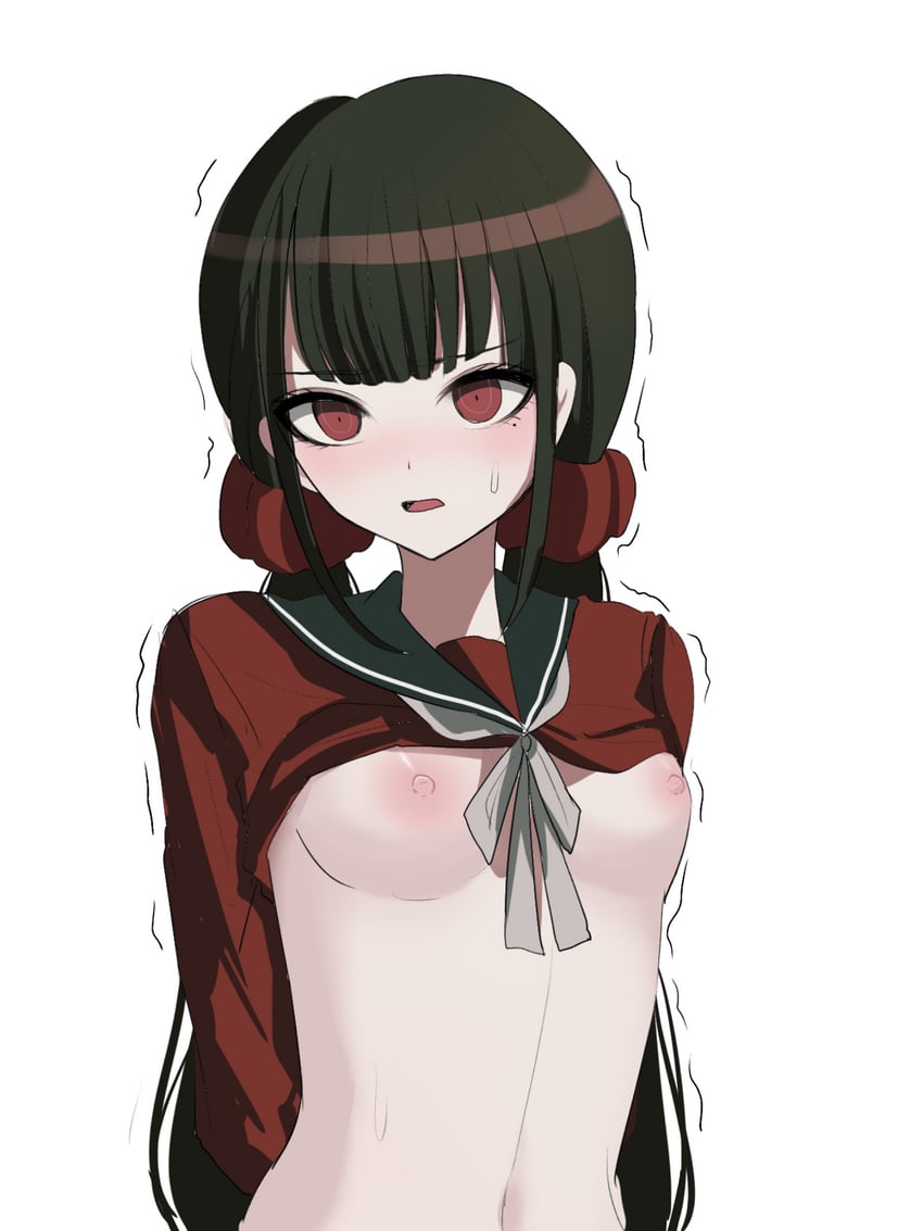 harukawa maki (danganronpa and 1 more) drawn by comi_(avsr7485)