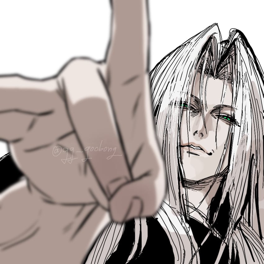 sephiroth (final fantasy and 3 more) drawn by m_l274