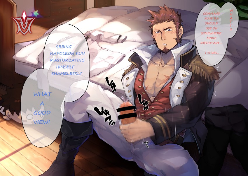 fujimaru ritsuka and napoleon bonaparte (fate and 1 more) drawn by masayoshi_togashi_(alu379)