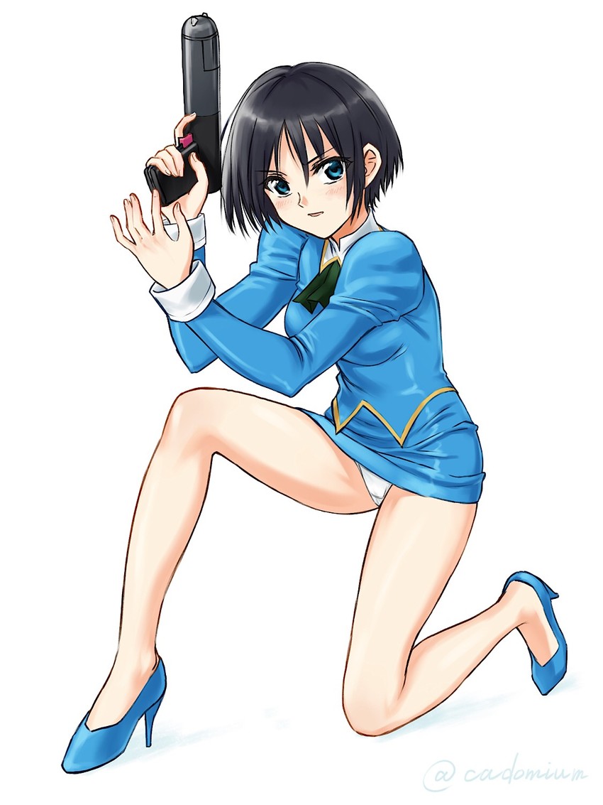 blue delmo and blue delmo s (aika and 1 more) drawn by cadomium