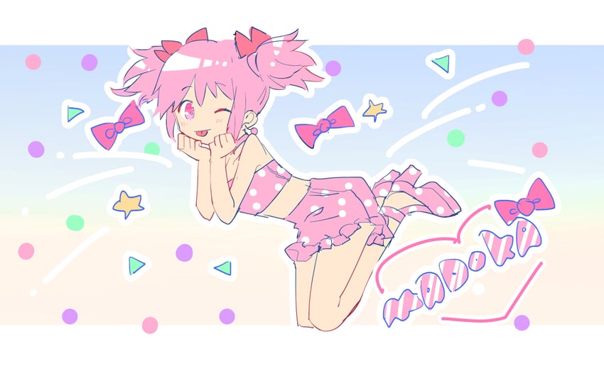 kaname madoka (mahou shoujo madoka magica) drawn by pipi_o_(pipioo08)