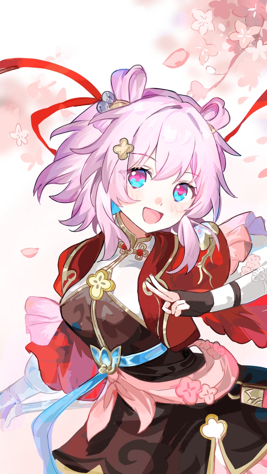 march 7th (honkai and 1 more) drawn by paoxiao_de_xiaogou
