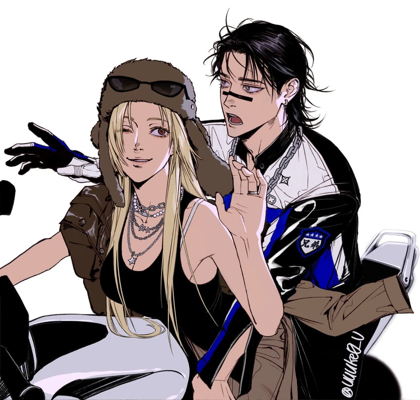 choso and tsukumo yuki (jujutsu kaisen) drawn by uuuke0_u