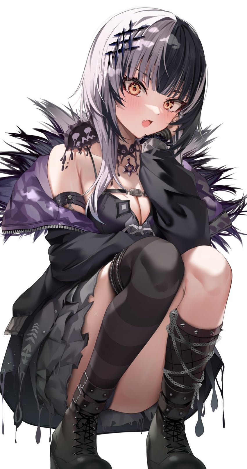 shiori novella and yorick (hololive and 1 more) drawn by shuvi_(shuvi1125)