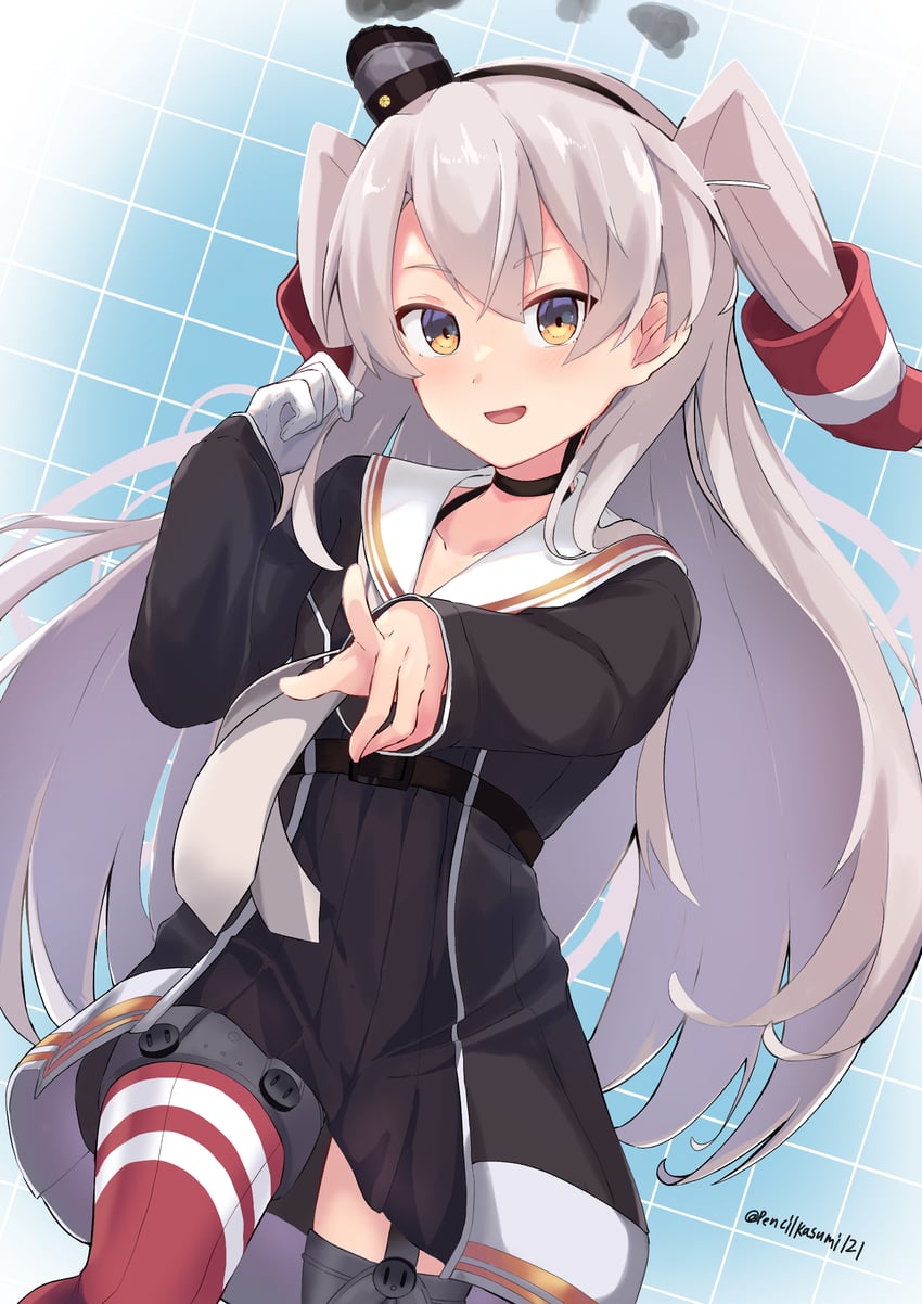 amatsukaze and amatsukaze kai ni (kantai collection) drawn by osmium-76