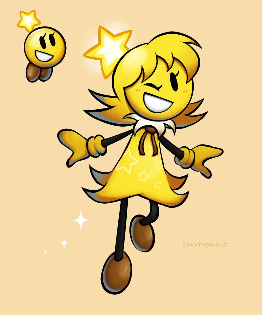 starlow (mario and 1 more) drawn by vinny_(dingitydingus)