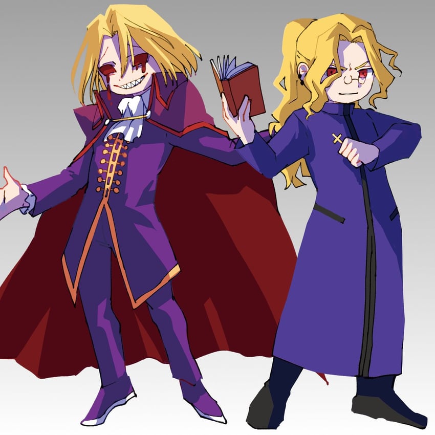 michael roa valdamjong and wallachia (tsukihime and 1 more) drawn by troddenbyakiha