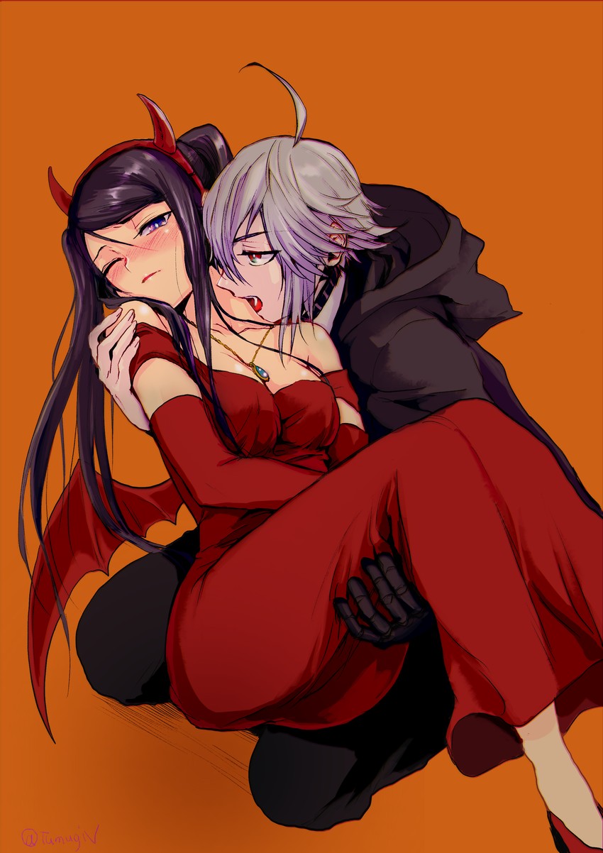 jill stingray and dana zane (va-11 hall-a) drawn by mugitarou
