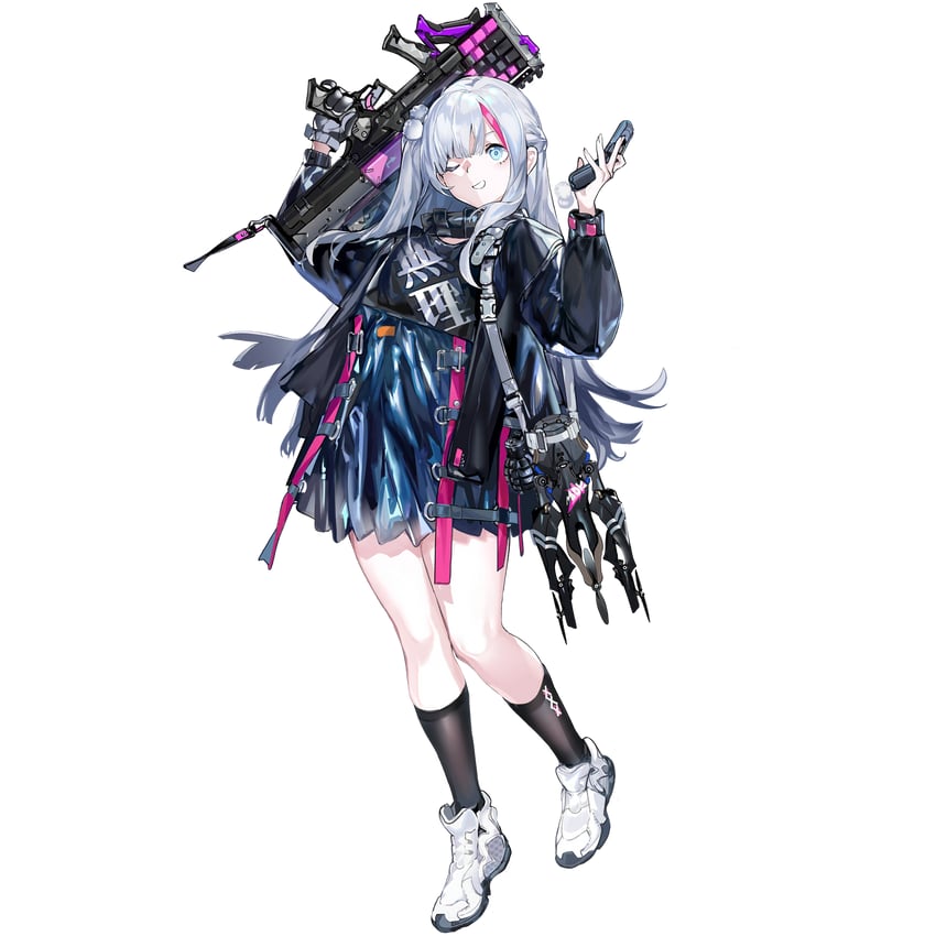 mdr and kuro (girls' frontline and 1 more) drawn by ran_(bukeranwu)