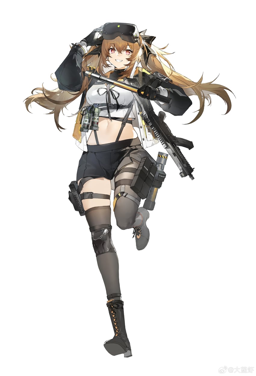 ump9 and lenna (girls' frontline and 1 more) drawn by dalanxia