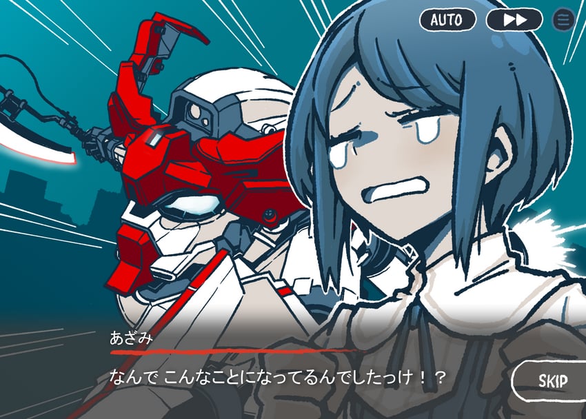 fukurai azami and gquuuuuux (gundam and 2 more) drawn by sasakamakue