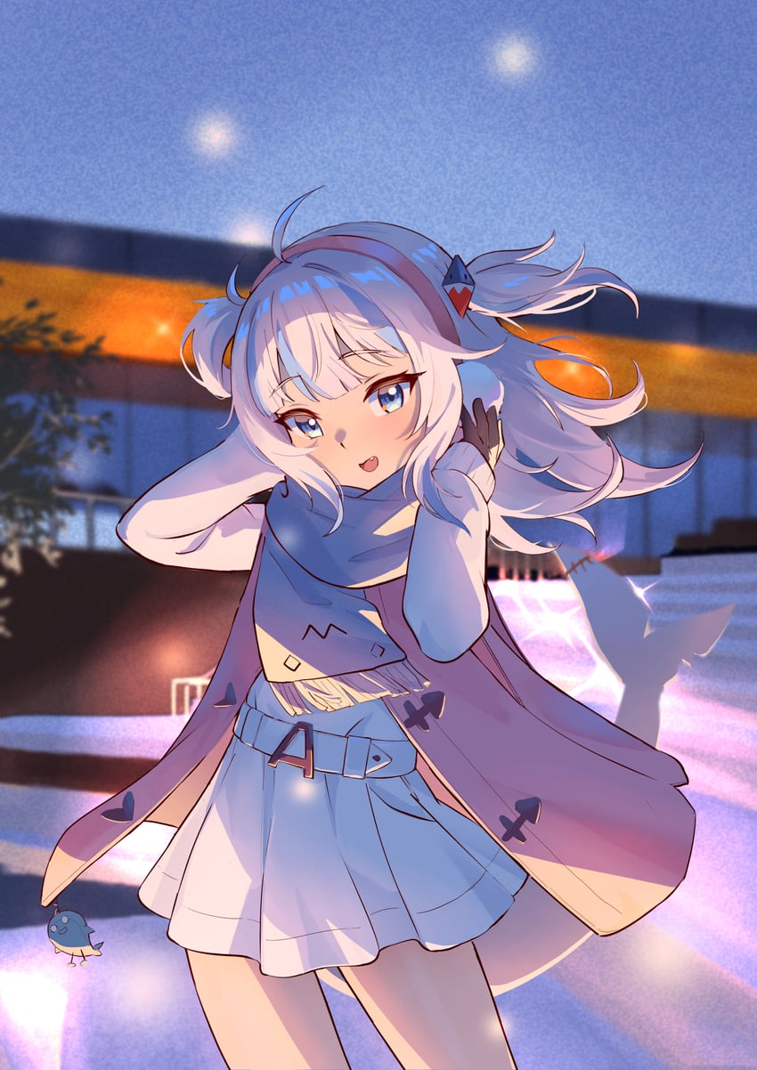gawr gura (hololive and 1 more) drawn by hirotaka0125