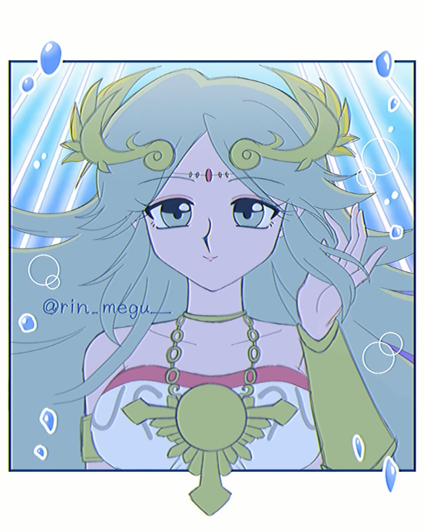 palutena (kid icarus and 1 more) drawn by rin_megu