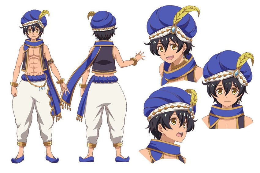 aladdin (grimms notes and 1 more) drawn by kawashima_hisashi