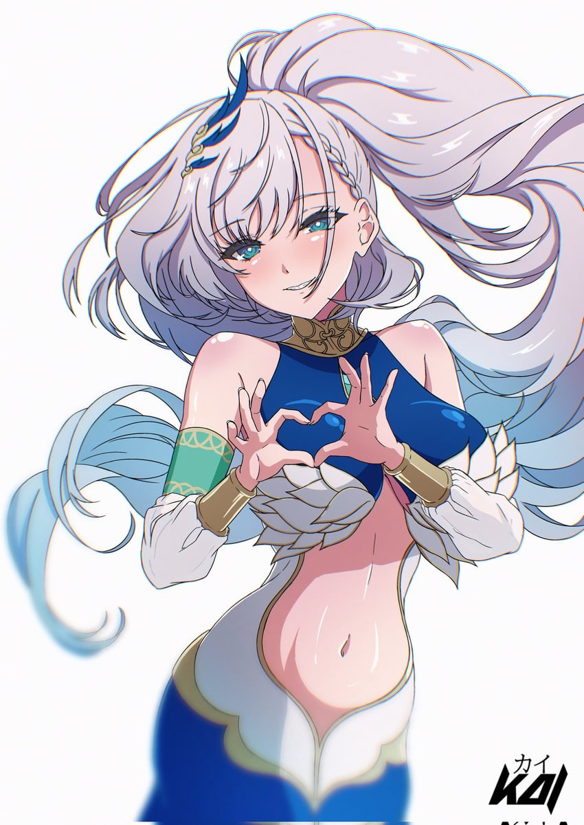 pavolia reine (hololive and 1 more) drawn by kaiyen