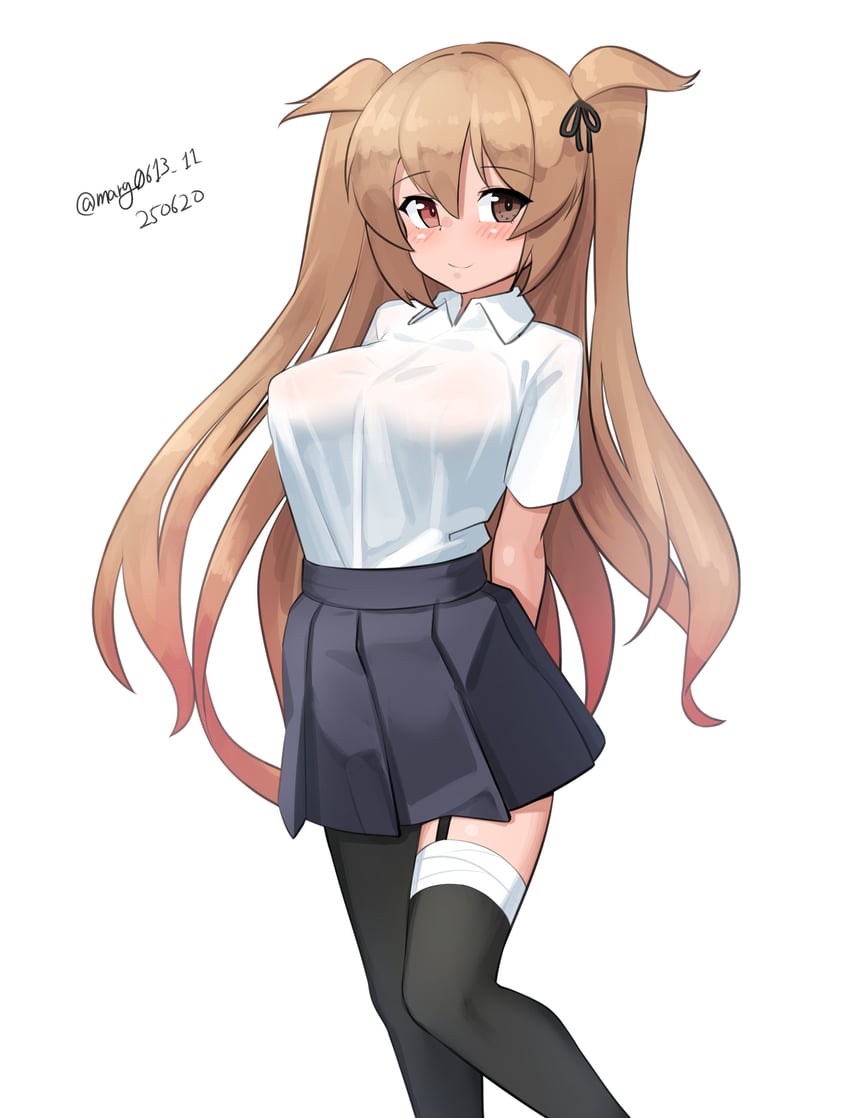 murasame and murasame kai ni (kantai collection) drawn by maru_(marg0613)